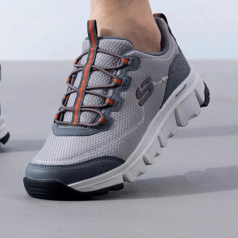 Мужские кроссовки Skechers. Новая летняя модная дышащая повседневная обувь. Легкая