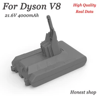 freeshipping 21 6v 4000mah battery for dyson v8 absolute fluffyanimal li ion vacuum cleaner rechargeable battery dropshipping