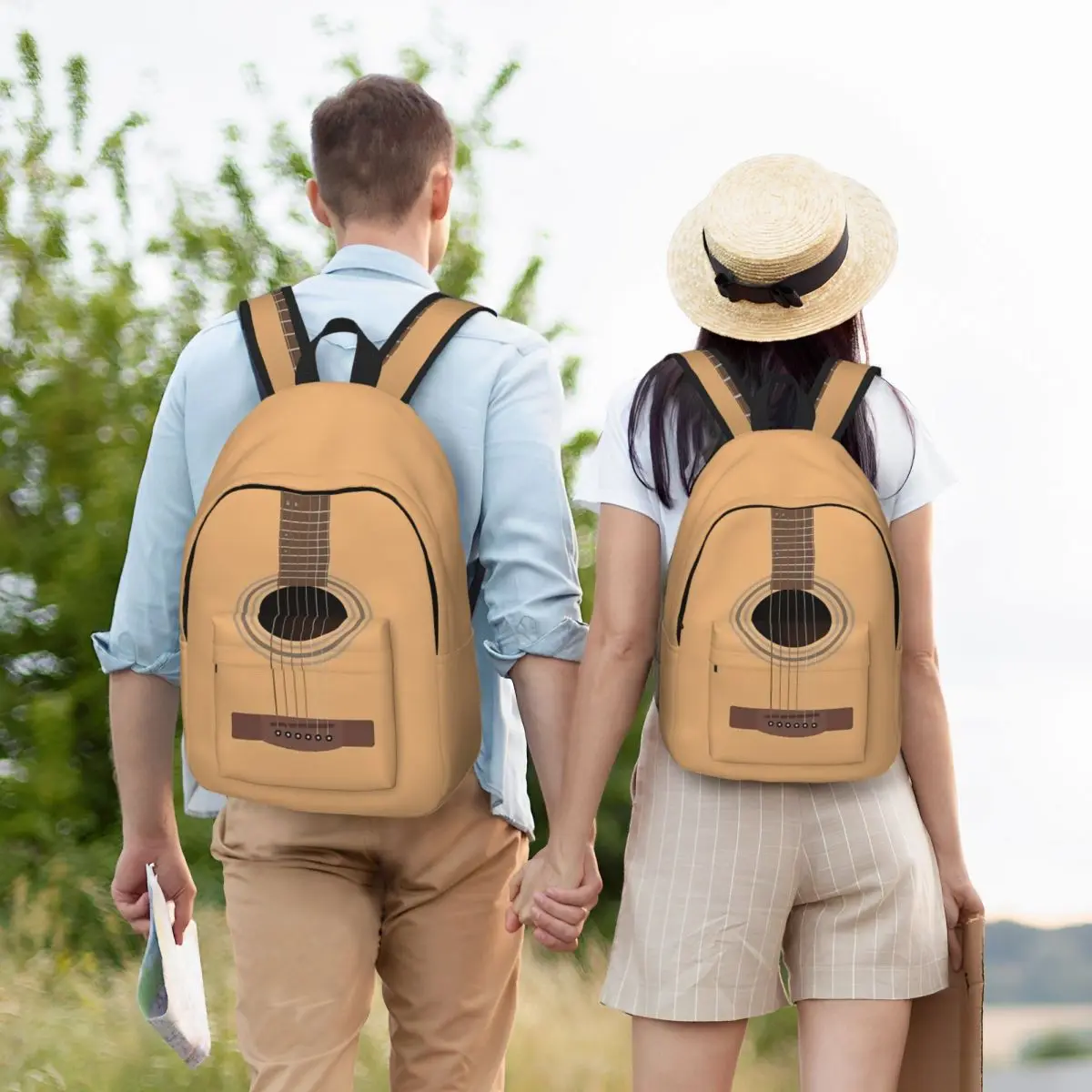 Рюкзак для акустической гитары мужчин и женщин ранец работы в школе на открытом