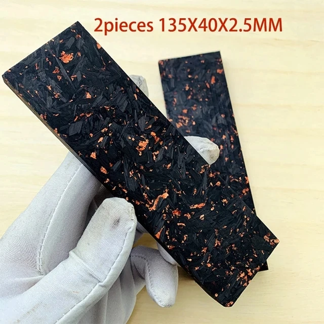 

2 шт. Компрессионная пластина из углеродного волокна для рукоятки ножа