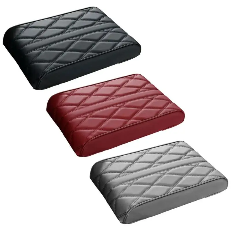 

Car Leather Center Console Protector Leather Protector Pad For Car Center Console Car Armrest Seat Box Cover Protector With