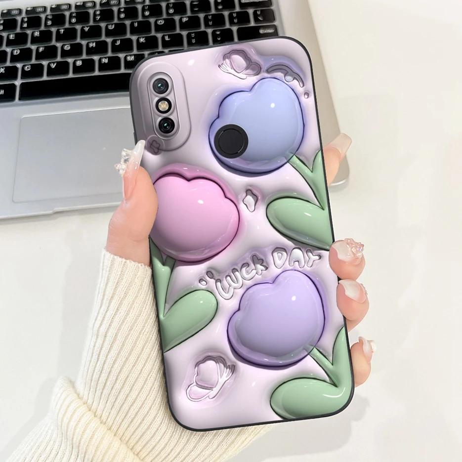 Чехол для Realme 10 5G 10T RMX3663 Стильный чехол с росписью конфет жидкий силиконовый