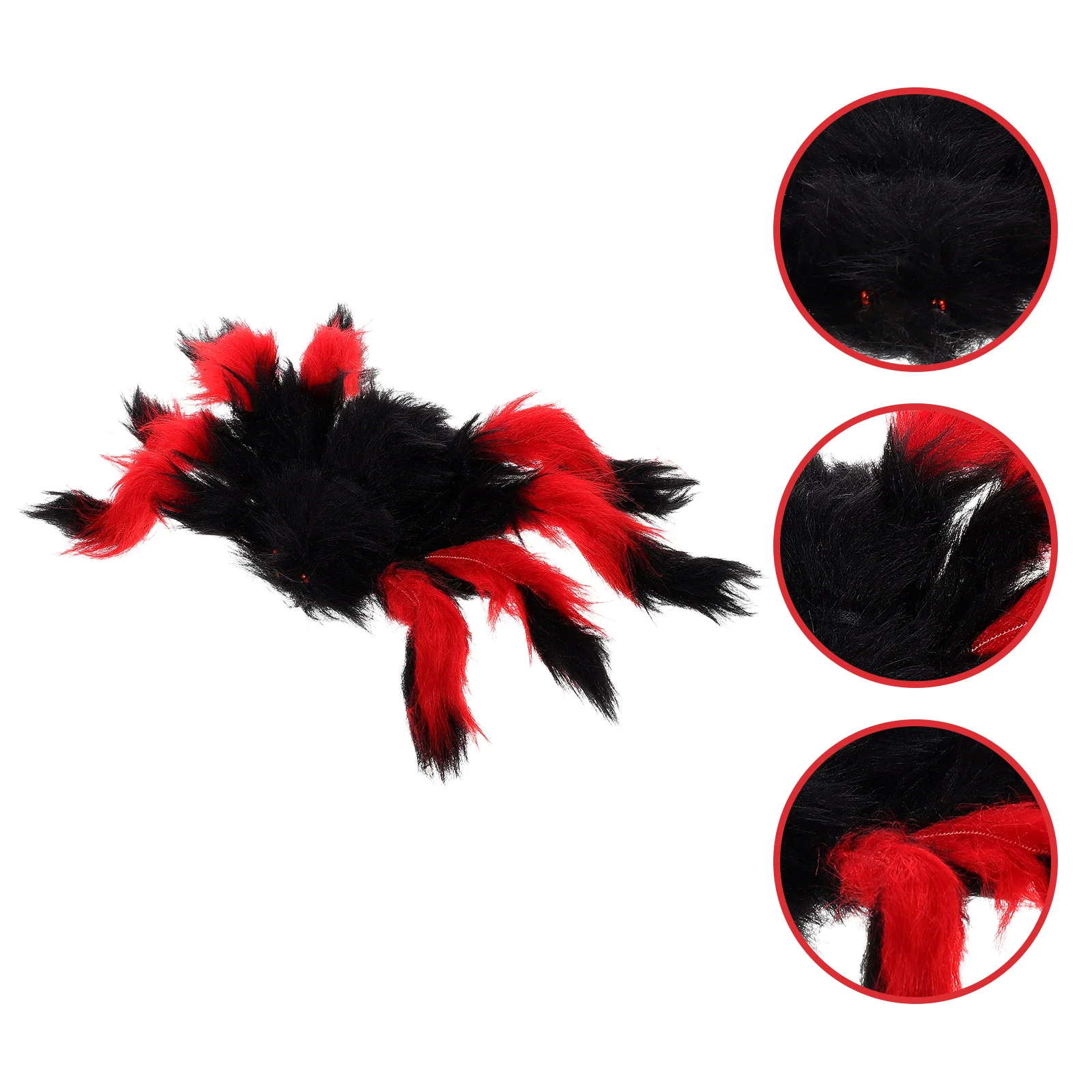 

Spider Hairy Decor Model Party Layout Prop Outdoor Halloween Decorations Spiders Fake Bold Wool Scary