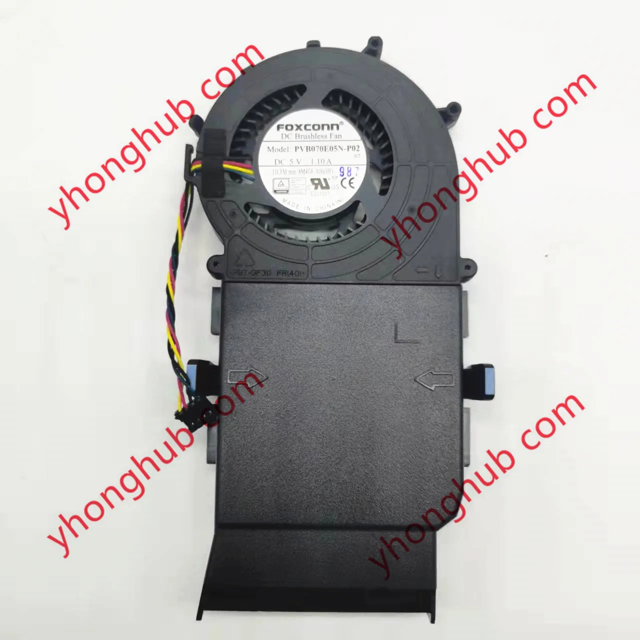Foxconn Pvb070e05n-p02 10cfm6xnnh-a00 dc 5v 1.10a Ventilador de Refrigeração do Servidor