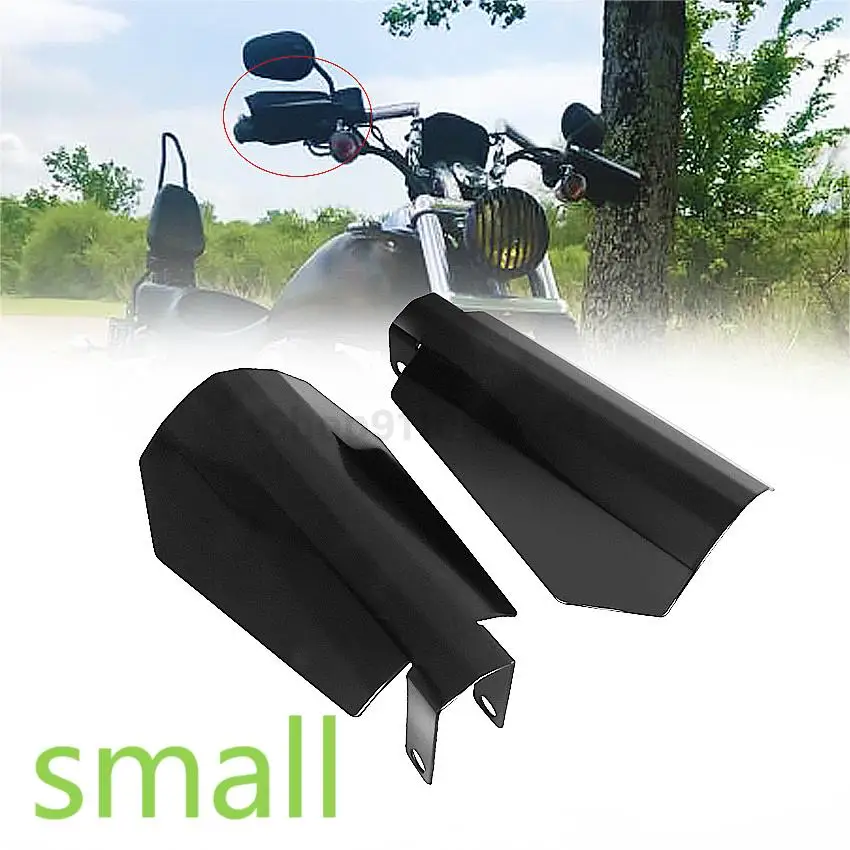 

Motorcycle Black Hand Guard Wind Falling Protection For Harley Sportster Electra Glide Street Glide Road Glide Road King 07-18