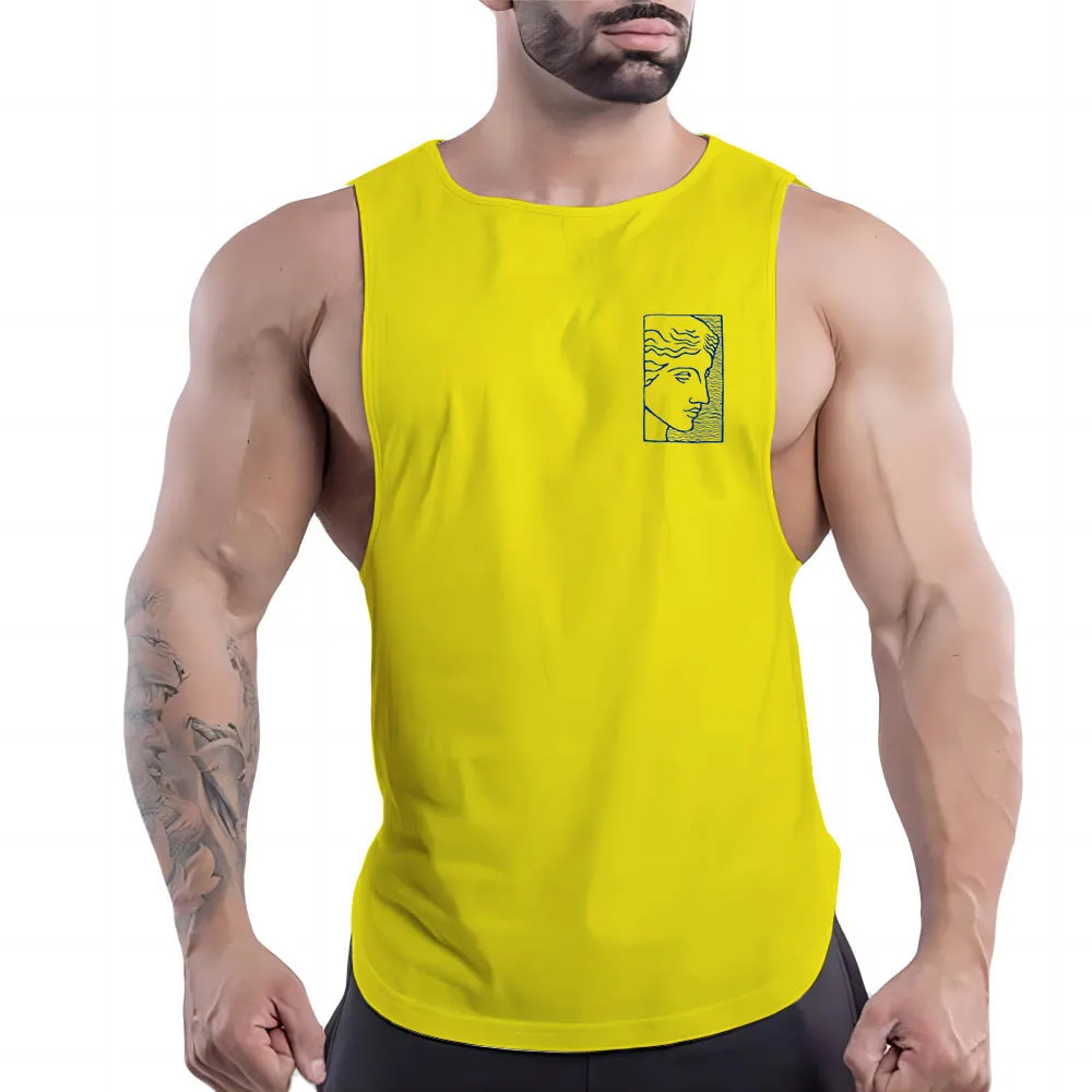 

New Cool Tank Top Breathable Basketball Sleeveless Shirt Outdoor Gym Clothing Men Sport Summer Quick Dry Fashion Leisure 2023