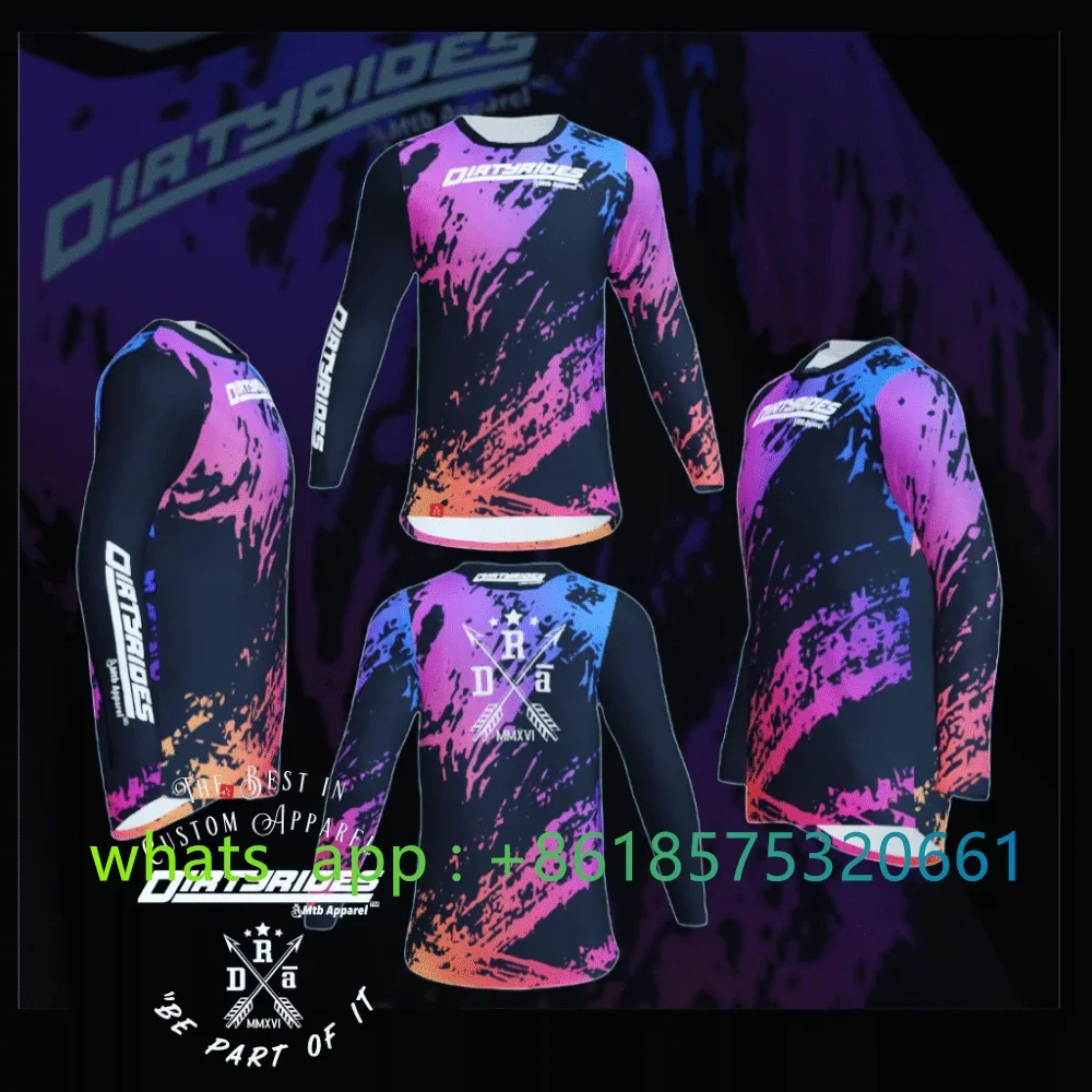 Мужская футболка для горного велосипеда нового сезона