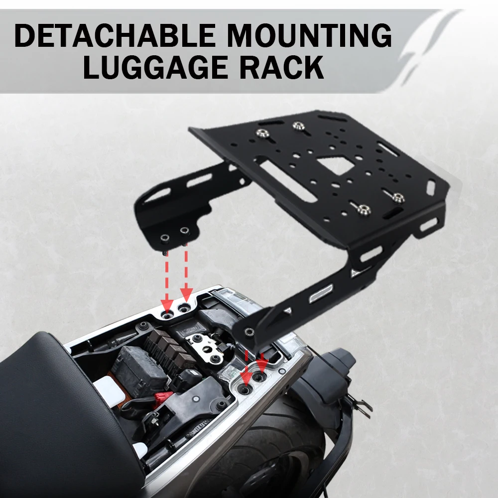 Задний багажник для мотоцикла грузовая стойка держатель полки Husqvarna Svartpilen 250/401