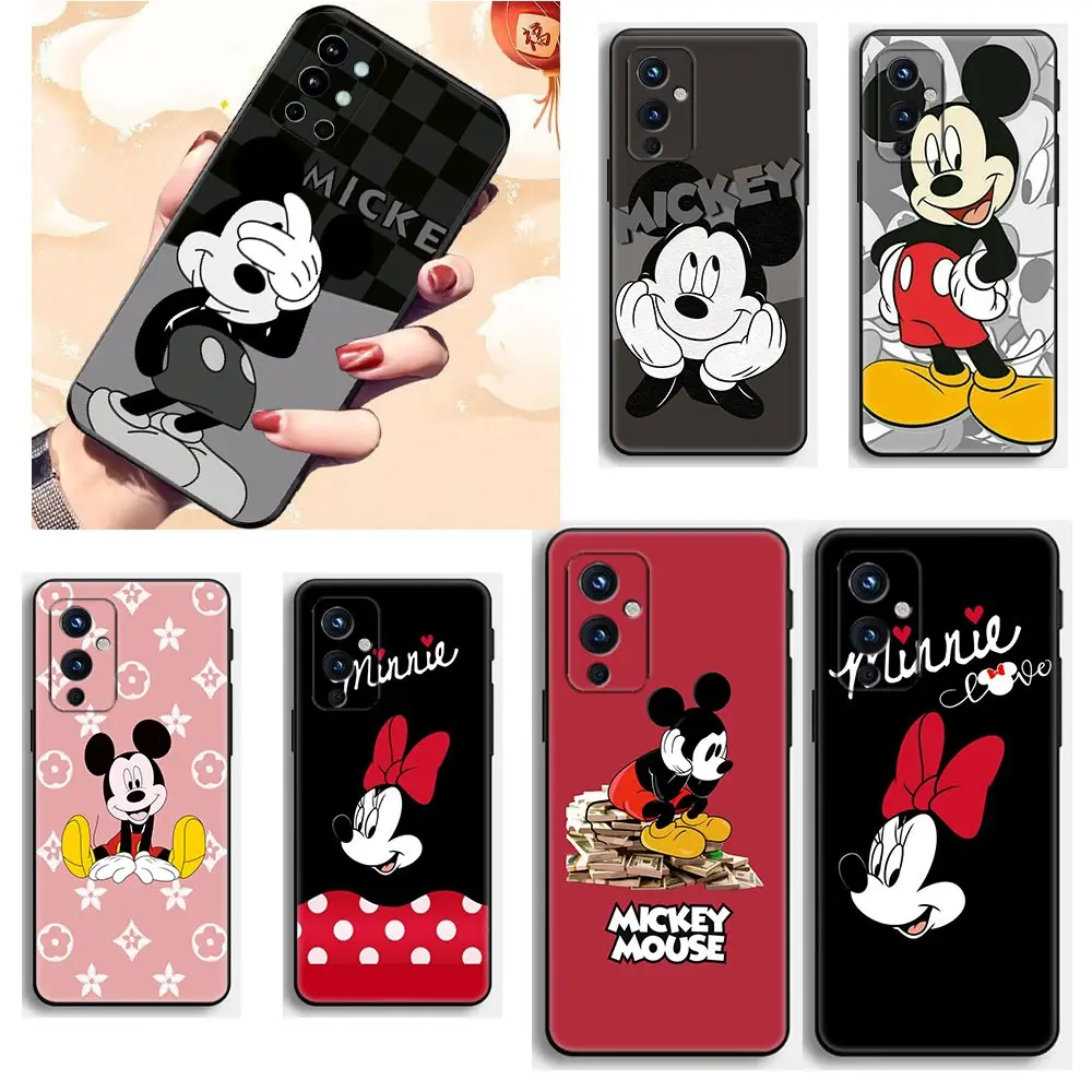 

Coque Funda Case for Oneplus 9 9R 9TR 10 Z 7 7T 8 8T Nord 2 CE N200 N100 N10 Pro 5G Capa Case Cover Cartoon Mickey Minnie Mouse