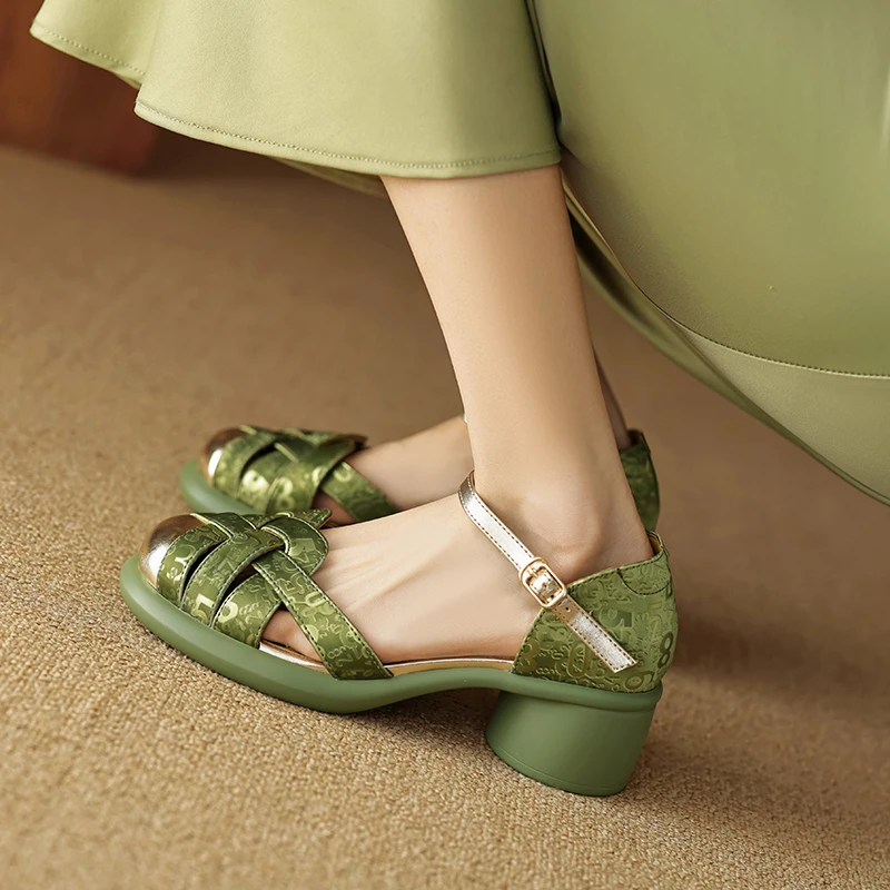 TULING JUN 2024 весна-лето лаконичные женские разноцветные пустые Туфли с круглым