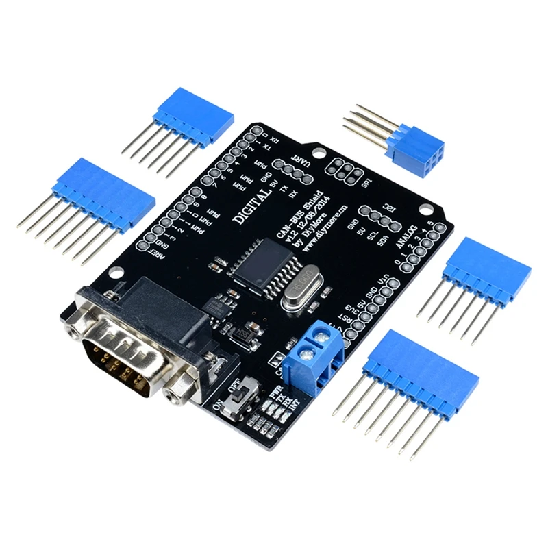 MCP2515 Can Bus Shield Board SPI интерфейсный разъем модуль контроллера расширения DC 5 В-12 В для