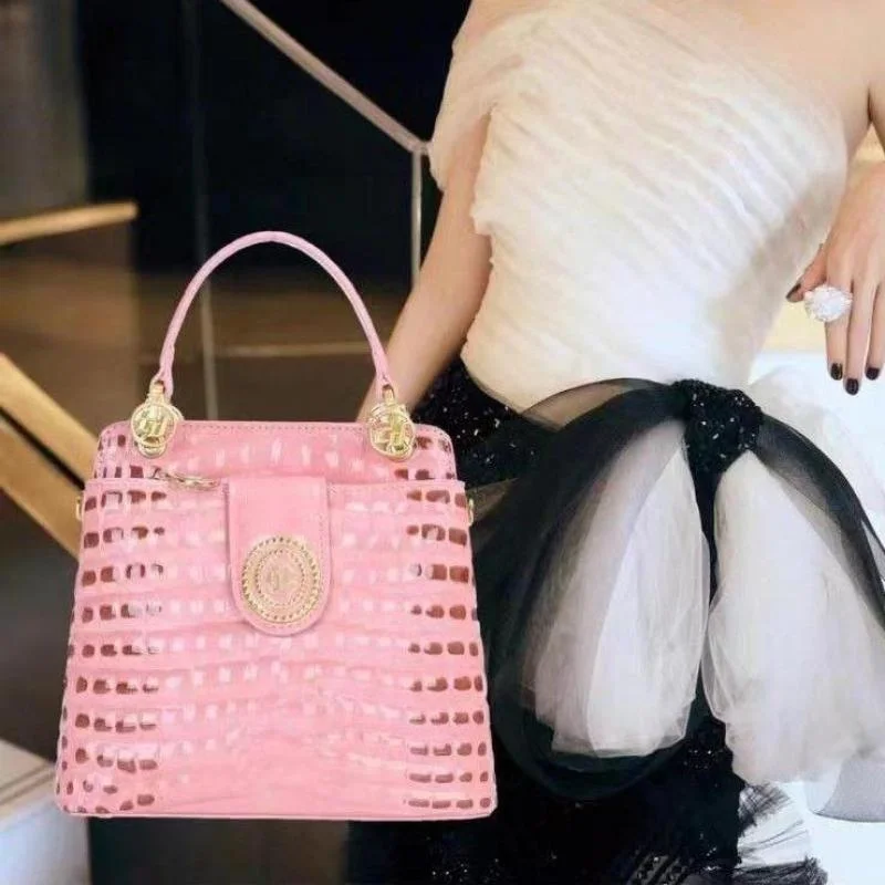 

Light Luxury High Quality Crocodile Women's Bag European And American Fashion High Quality Leather Designer Handbag For Women