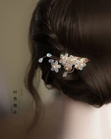 hair clip female back of the head side clip national style accessories tea dress mermaid hair classical side bangs clip forehead