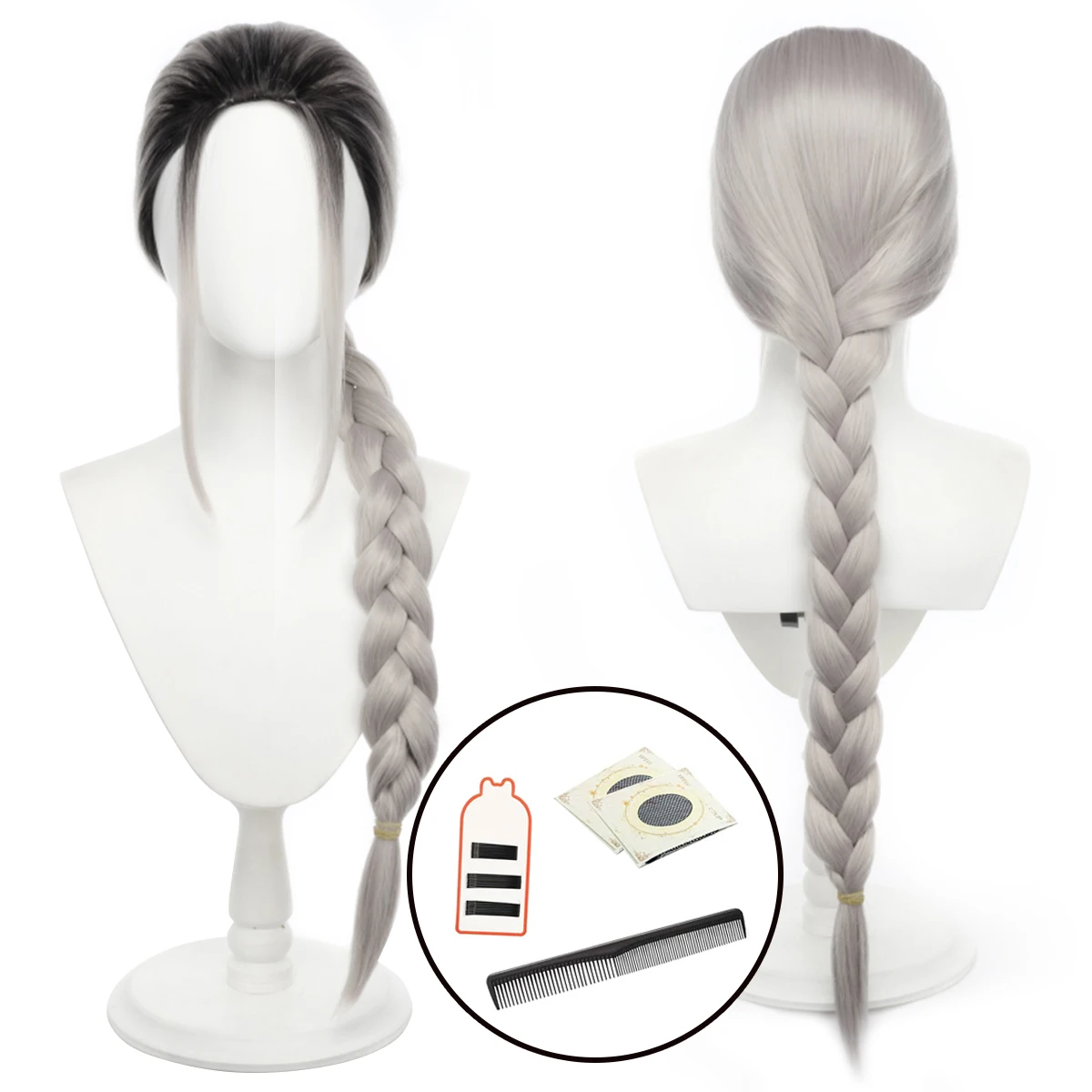 Косплей-парик HOLOUN Gokurakugai из аниме Tao плетеные волосы розовая сетка синтетического