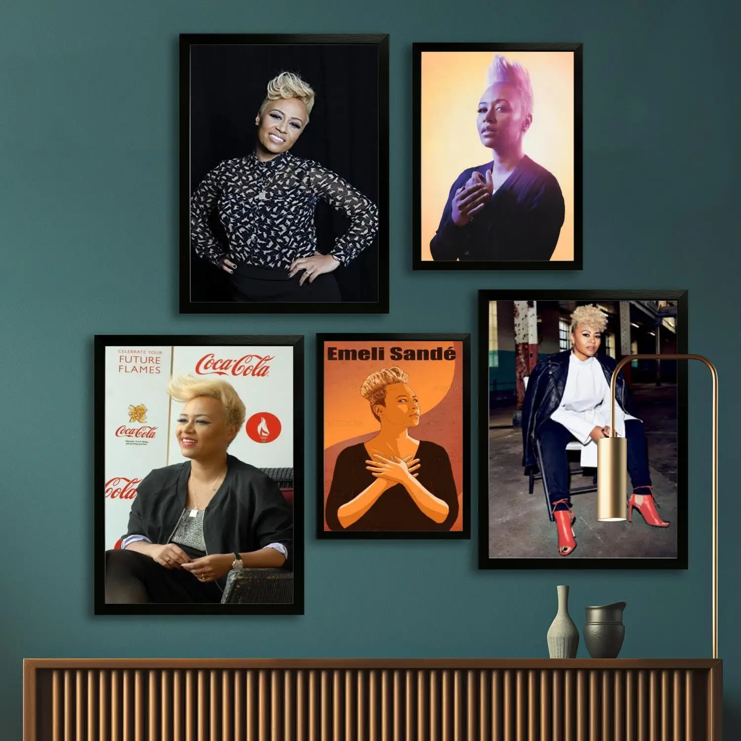 Художественный постер &quotСовременная семья&quot печать на холсте