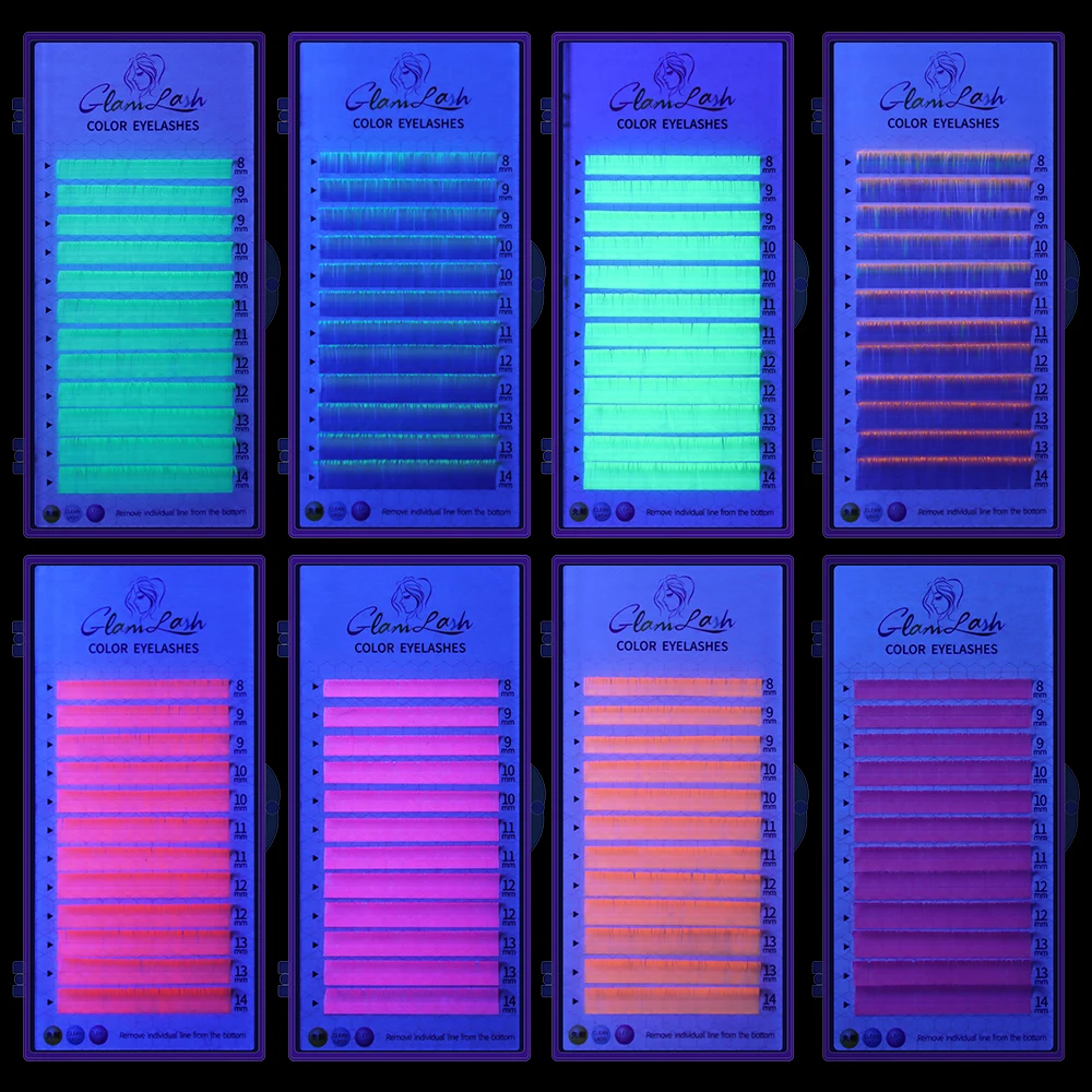 Ed Lashes Glow In The Dark Individual False Lashes