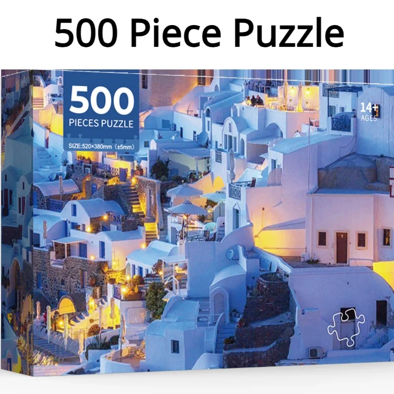 Пазлы бумажные для взрослых 38 х52 см 500 шт.