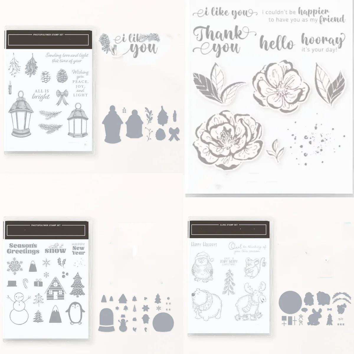 Цветы прозрачные штампы сделай сам скрапбук тисненая бумага для рукоделия