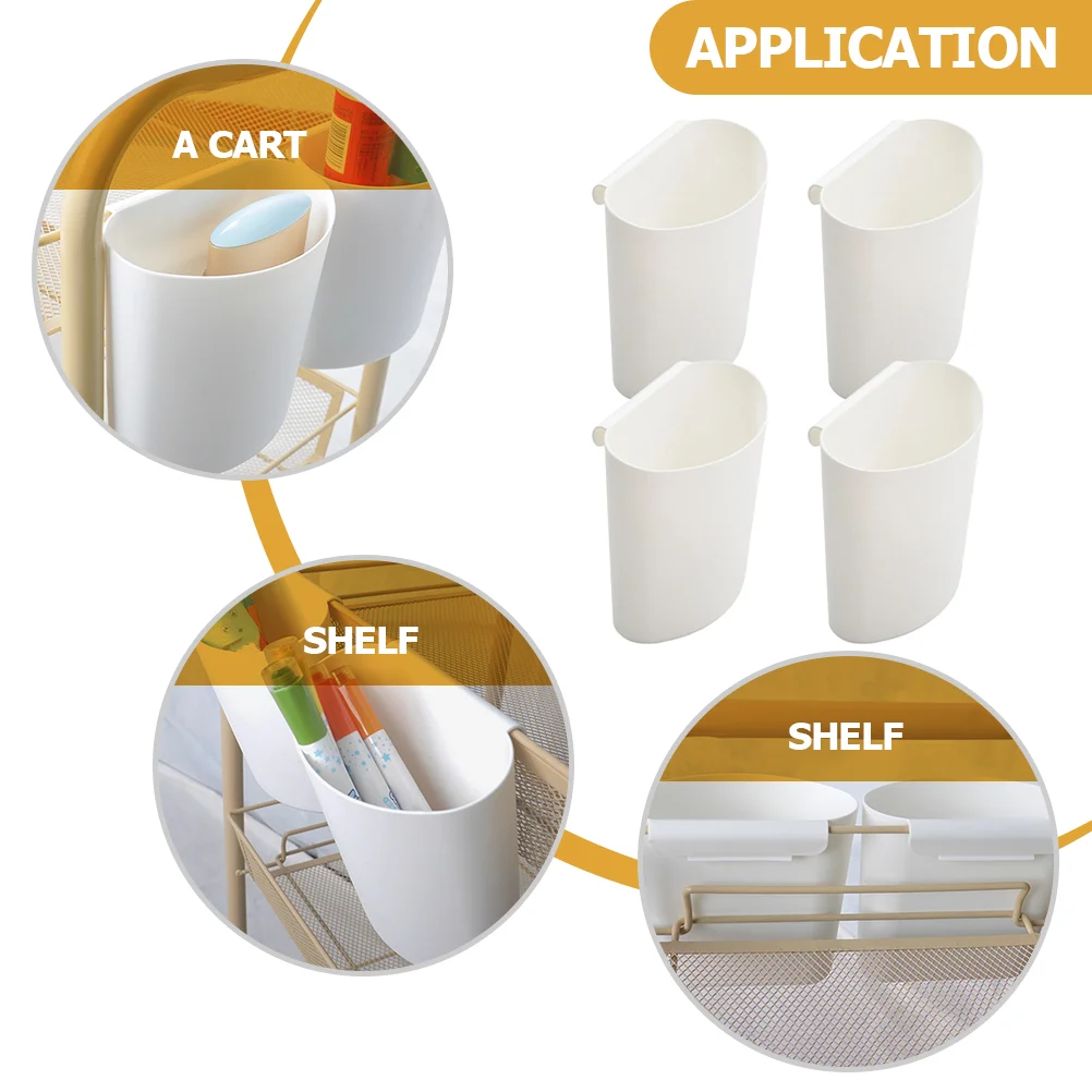 4- шт. тележка маленькая подвесная корзина корзины для хранения чашки покупок
