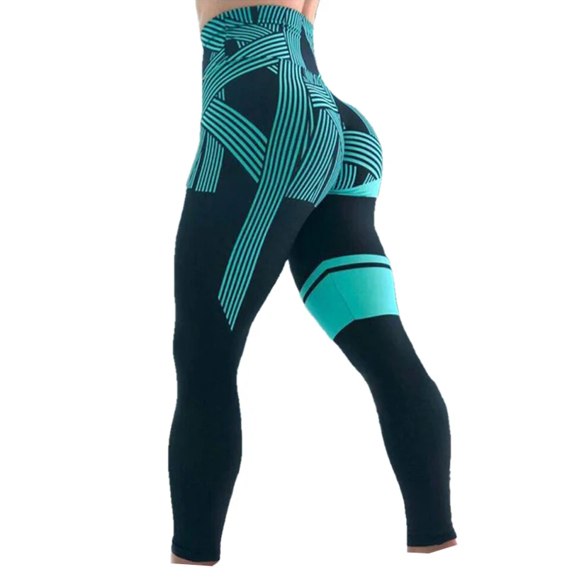 

STAMP YOGA PANTS HIGH WAIST STRIPED PUNK STRIATED FULL LENGTH 2022 HOT SALE SPORTS PANTS