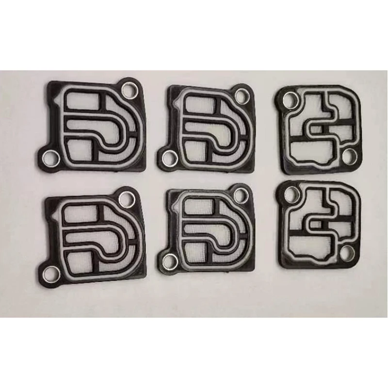 6 шт. прокладка соленоидного фильтра коробки передач для A4 A5 A6 A7 Q5 DSG автомобильные