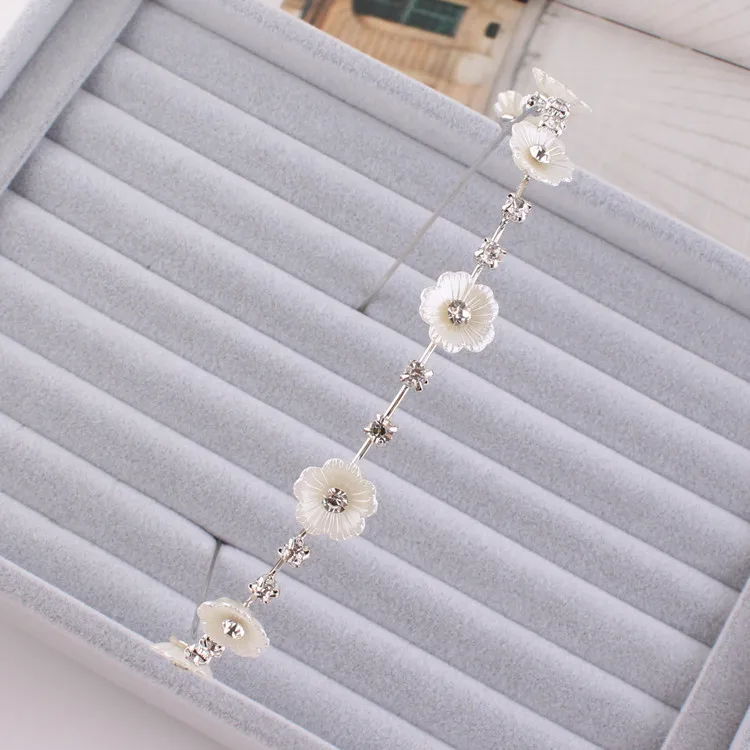 Ободок для волос Женский желтый с цветами из акрила украшение |