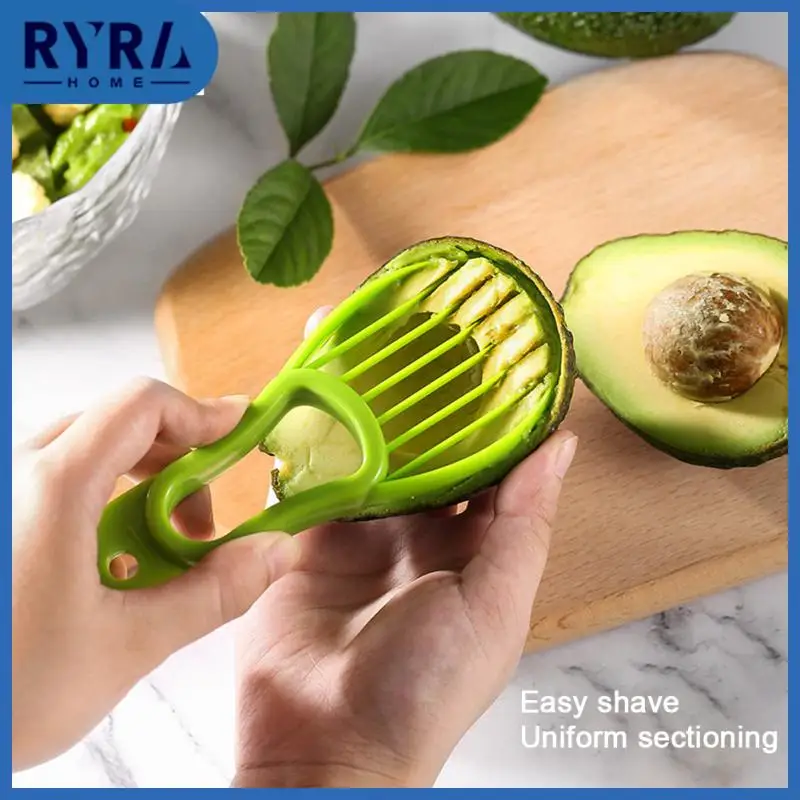 

Creative Avocado Slicer Avocado Tool Shea Corer Butter Plastic Knife Cutter Pulp Flesh Separator Kitchen Gadgets Multi-purpose
