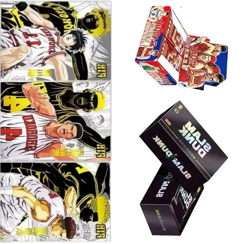 Фото Совершенно новая карта Slam Dunk Card Flash SSP BR PTR, редкая карта с горячим тиснением, аниме-карта Сакураги Ханнороу, Рукава Каэдэ ZR, подарок. №1