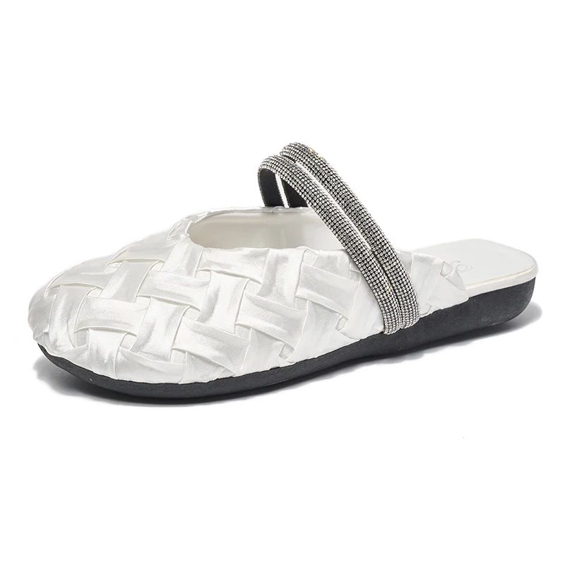 Fshion Luxury Slippers Women Flat Sandals 36-43 Summer Breathable Non-Slip Exposed Instep Sandals For Women Free Shipping