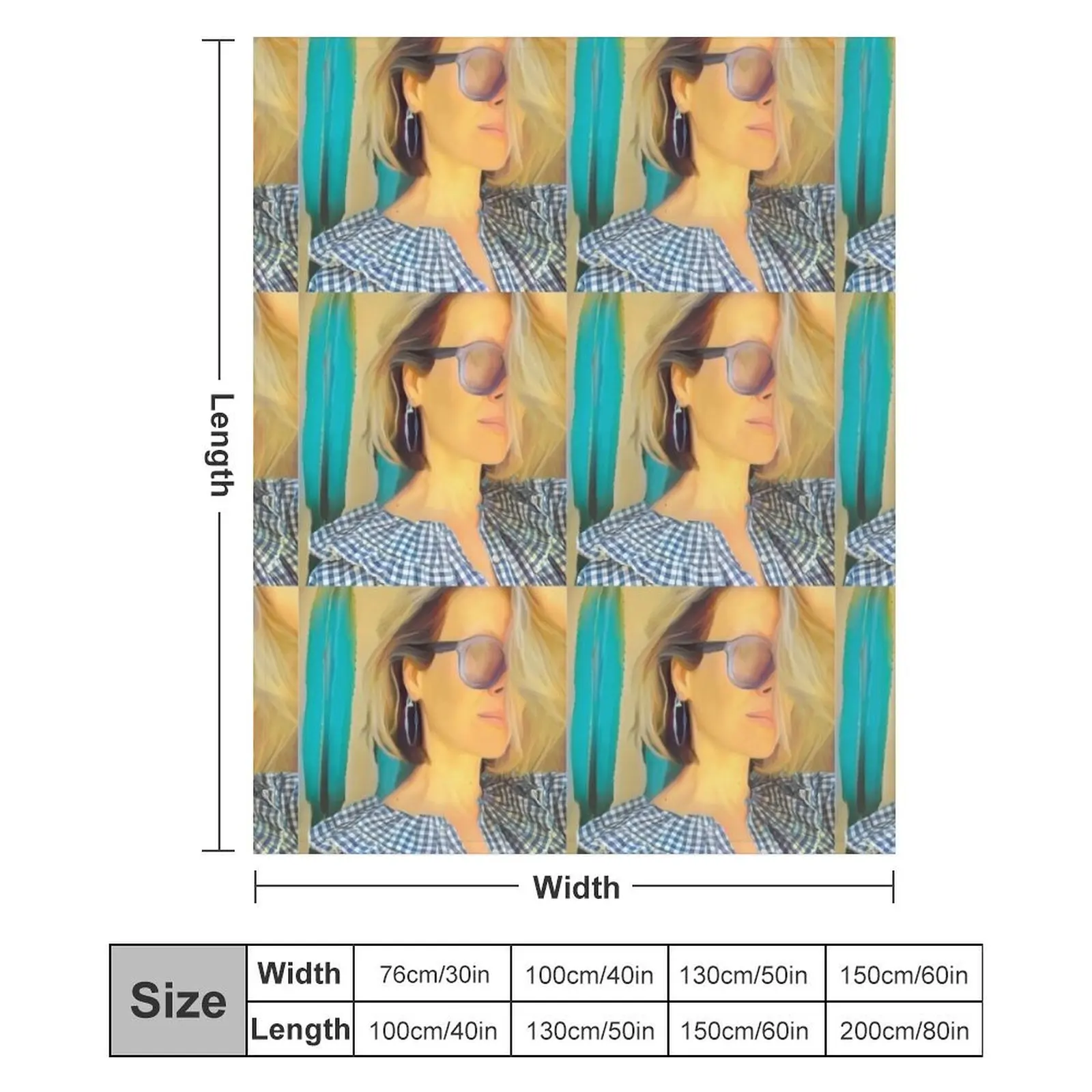 Одеяло с портретом Сары Полсона многофункциональные пляжные одеяла
