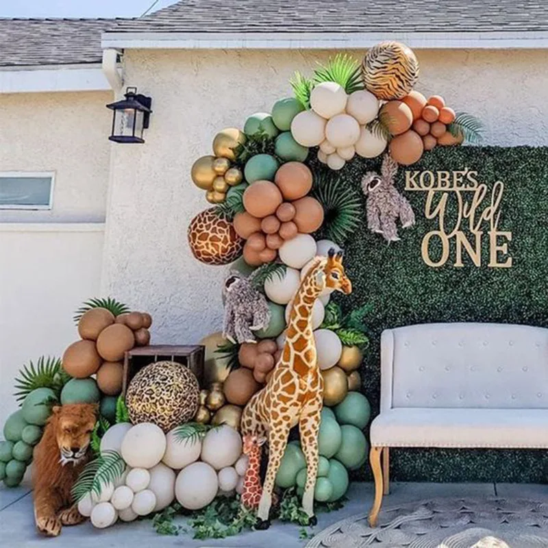 

зеленый зародышевый шар шарф Гарланд арка комплект эмульсионный шарик цепочка шарик шарик день рождения гулянка декорация