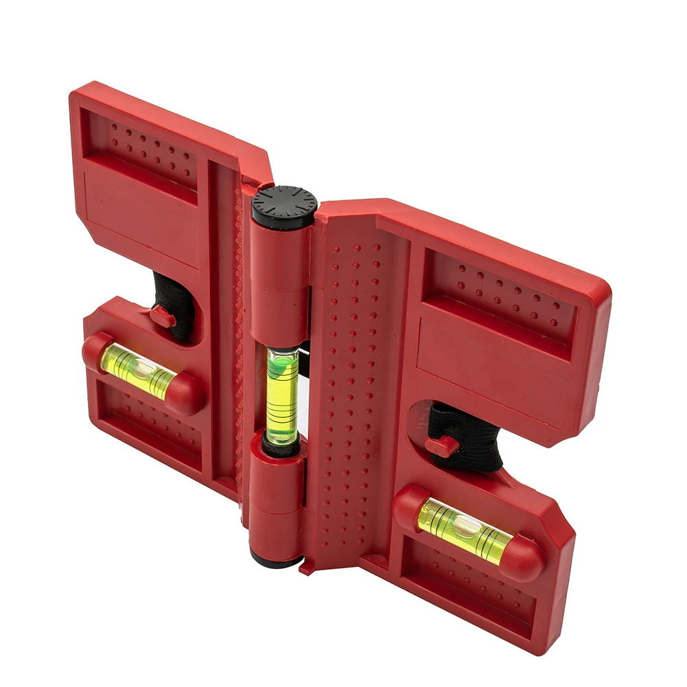 Совершенно новый измеритель почты уровень 4 полоски 90 ° Регулируемый угол