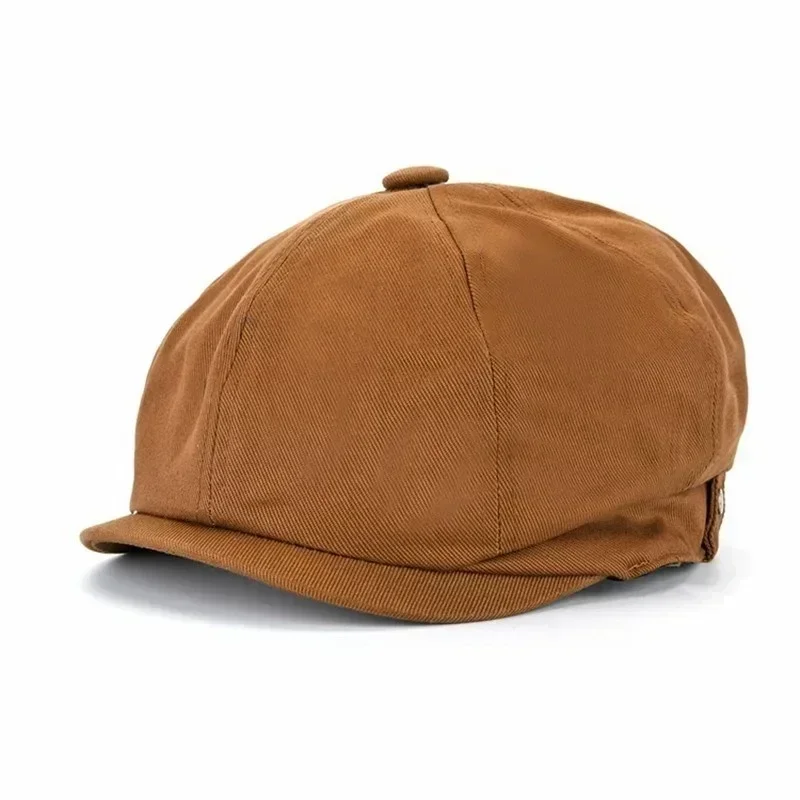 Весна 2023 флисовая шапка с большой головой мужская шляпа газетчика женский берет