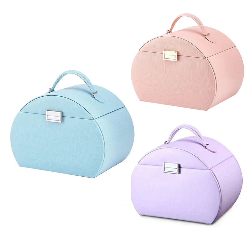 

Jewelry Box Multi-Layer Large Capacity Necklace Hand Jewelry Earring Storage Box High-End Luxury Exquisite