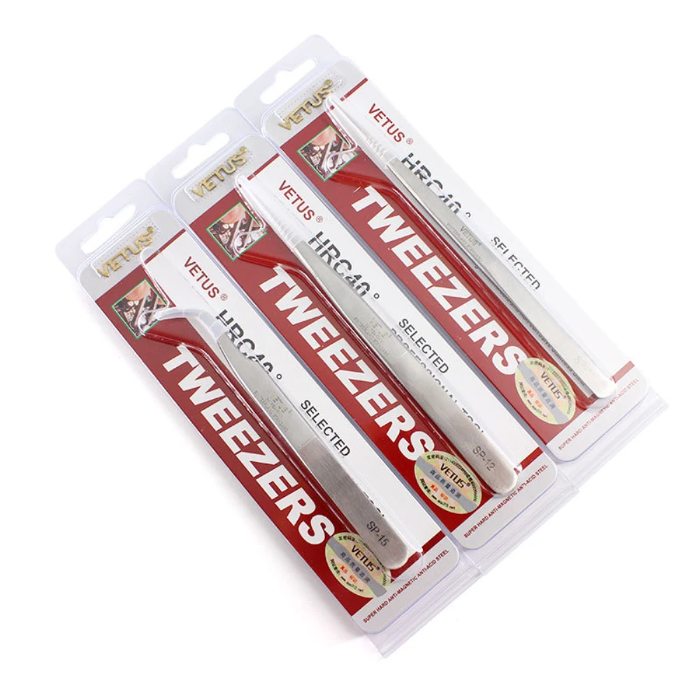 Ультраточный Пинцет из нержавеющей стали пинцет прямой проволоки плоскогубцы с