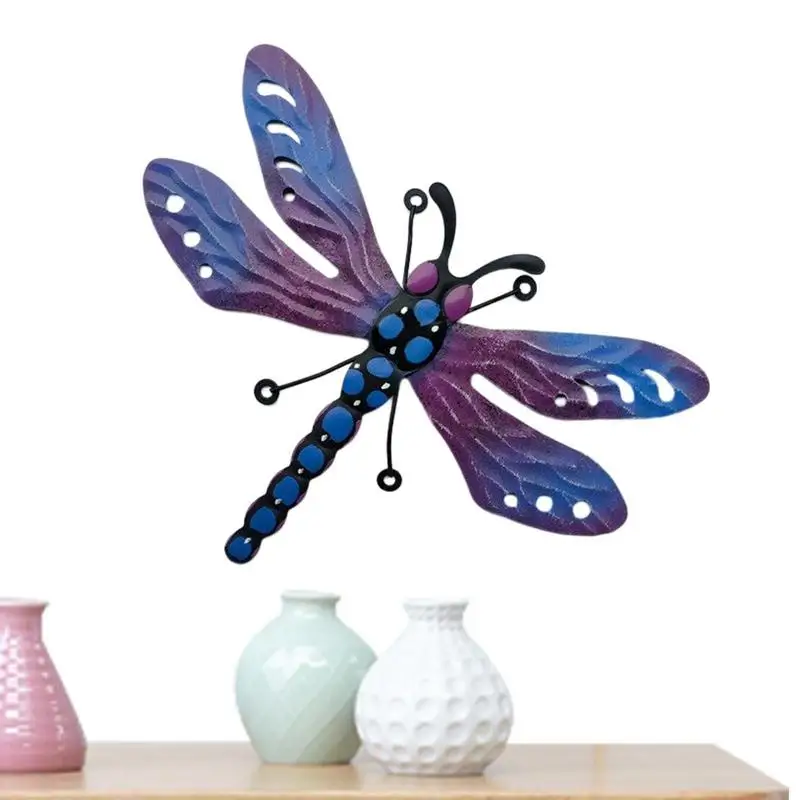 

Metal Dragonfly Wall Decor Dragonfly Decor Sculpture Hang Indoor Outdoor For Home Bedroom Living Room Office Garden Babyroom