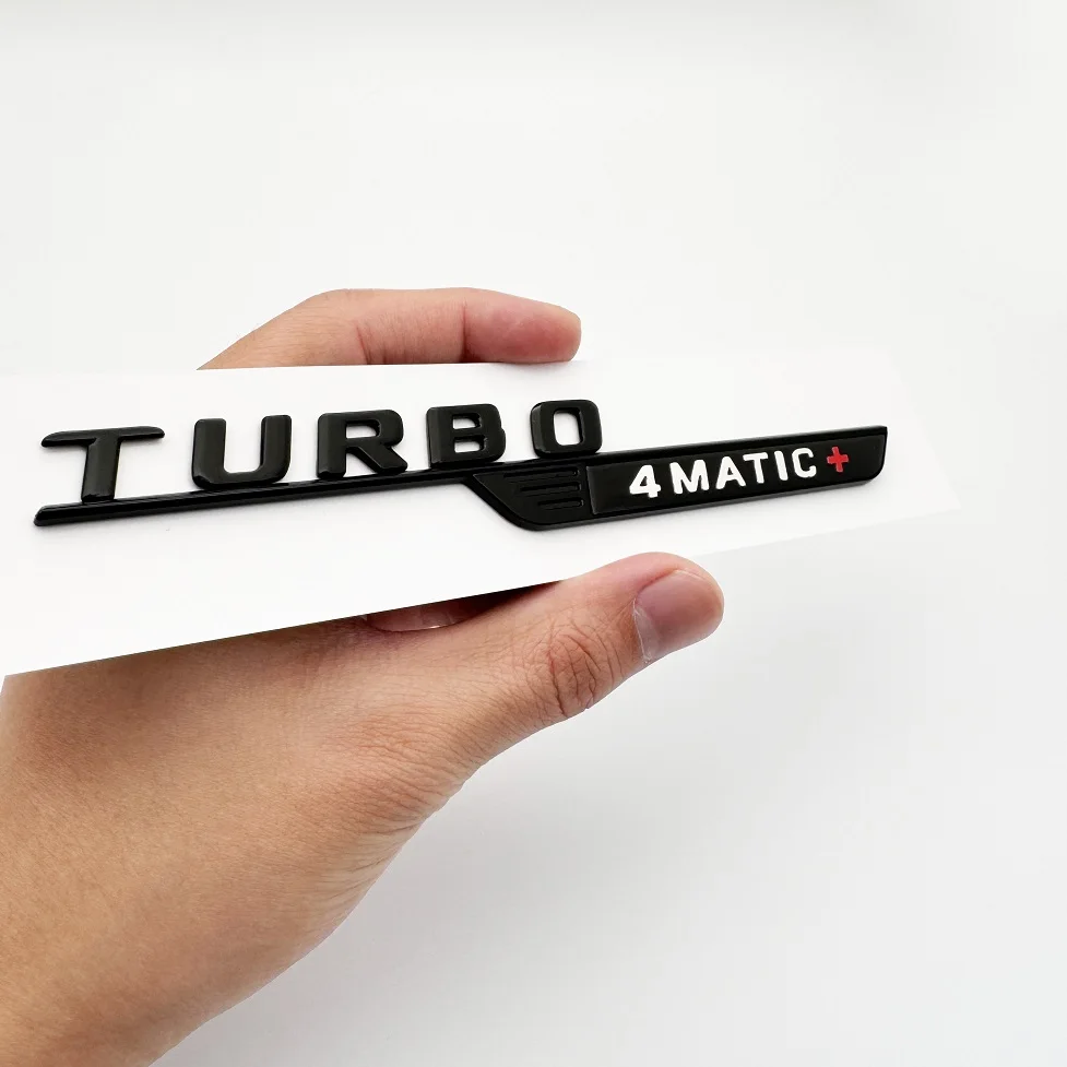 2024 новые буквы Numbe TUURBO 4MATIC + эмблема для Mercedes Benz AMG GT E53 GLE53 A35 A45s CLA35s CLA45s наклейка на
