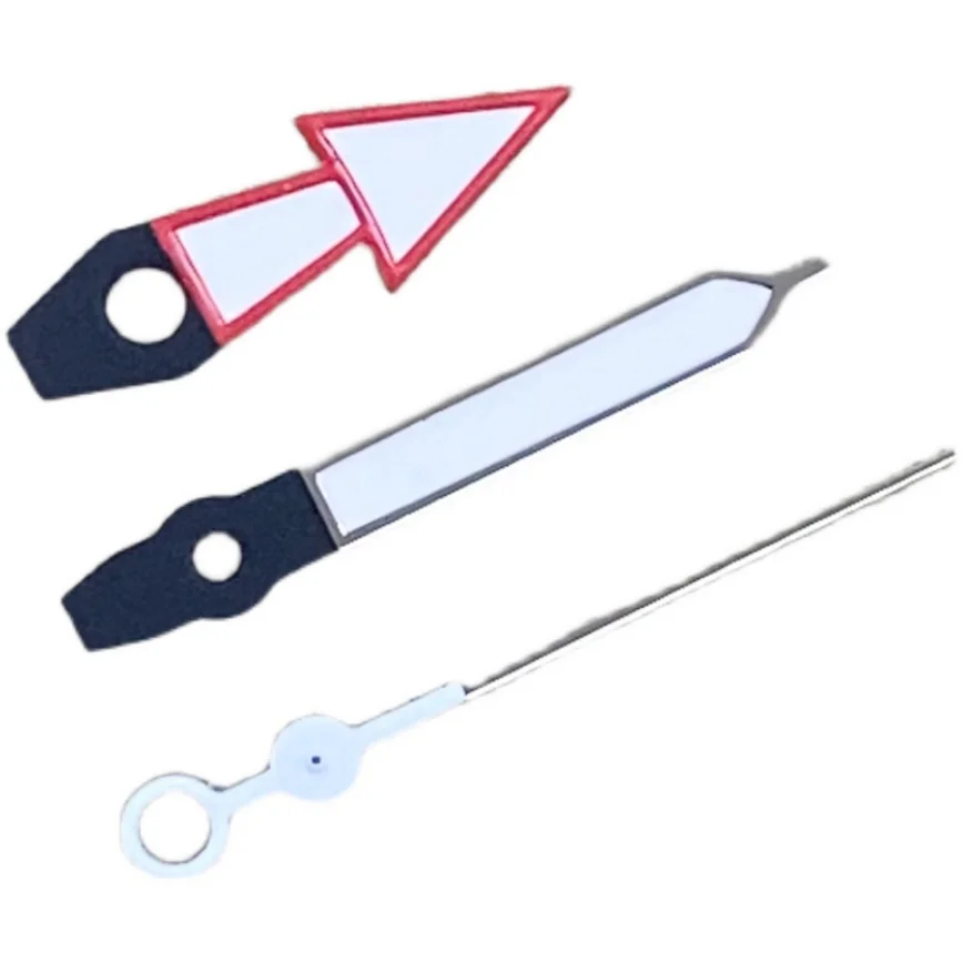 Watch Accessories Watch Hands 14MM Red and White Arrow Hands Green Luminous Hands Fit NH35A/NH36/4R/7S Automatic Movement