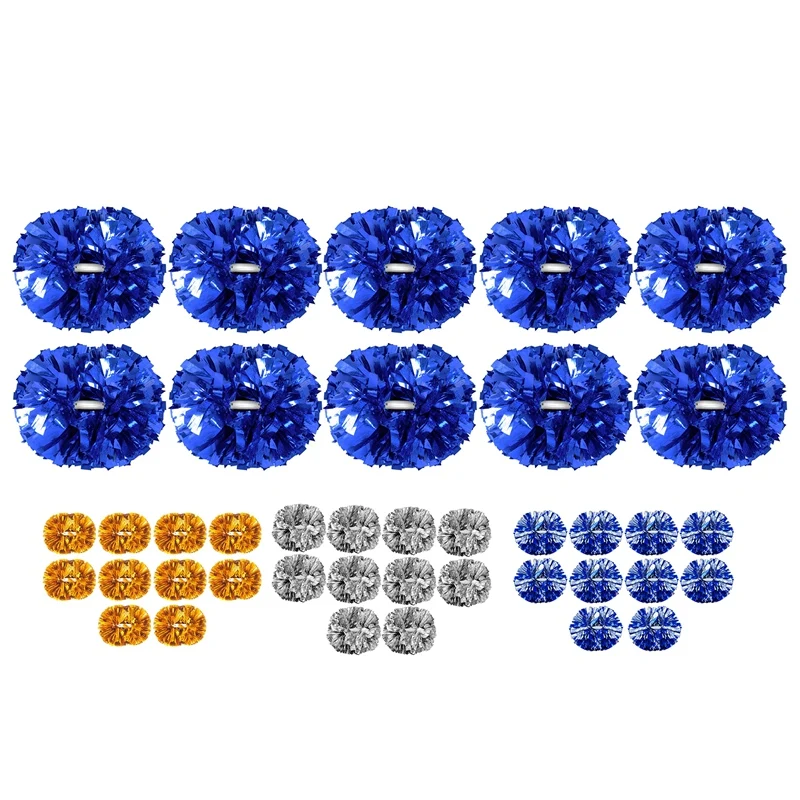

10 Pack Pom Poms Cheerleading Cheerleader Pom Poms For Basketball Football Etc Sports Team Spirit Cheering Kids Adults
