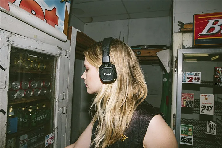 Оригинальные беспроводные Bluetooth-наушники Marshall Major II беспроводная Складная