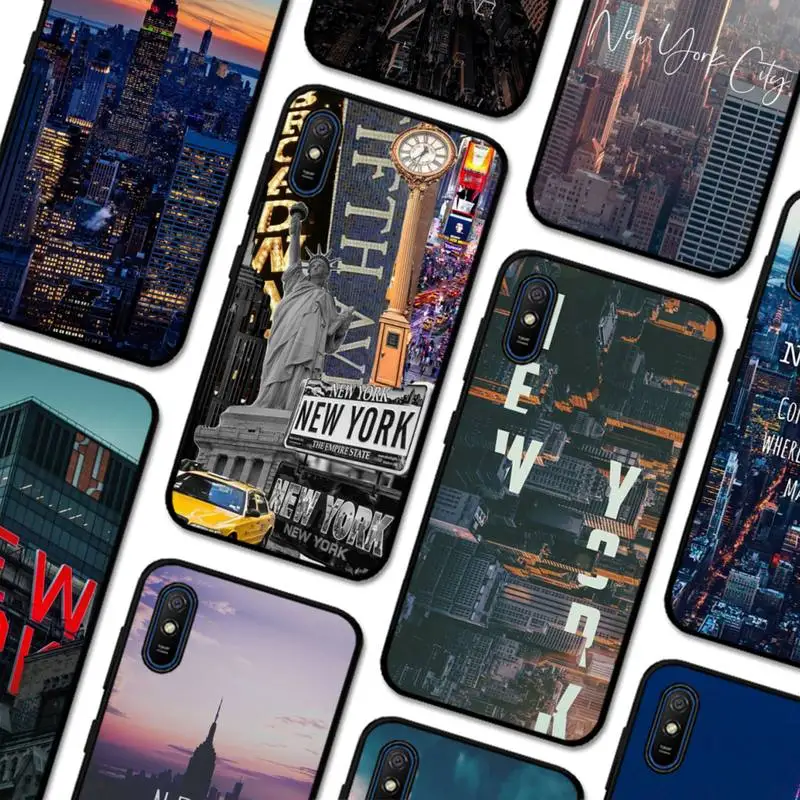 

NYC NEW YORK city Phone Case for Redmi 5 6 7 8 9 A 5plus K20 4X S2 GO 6 K30 pro
