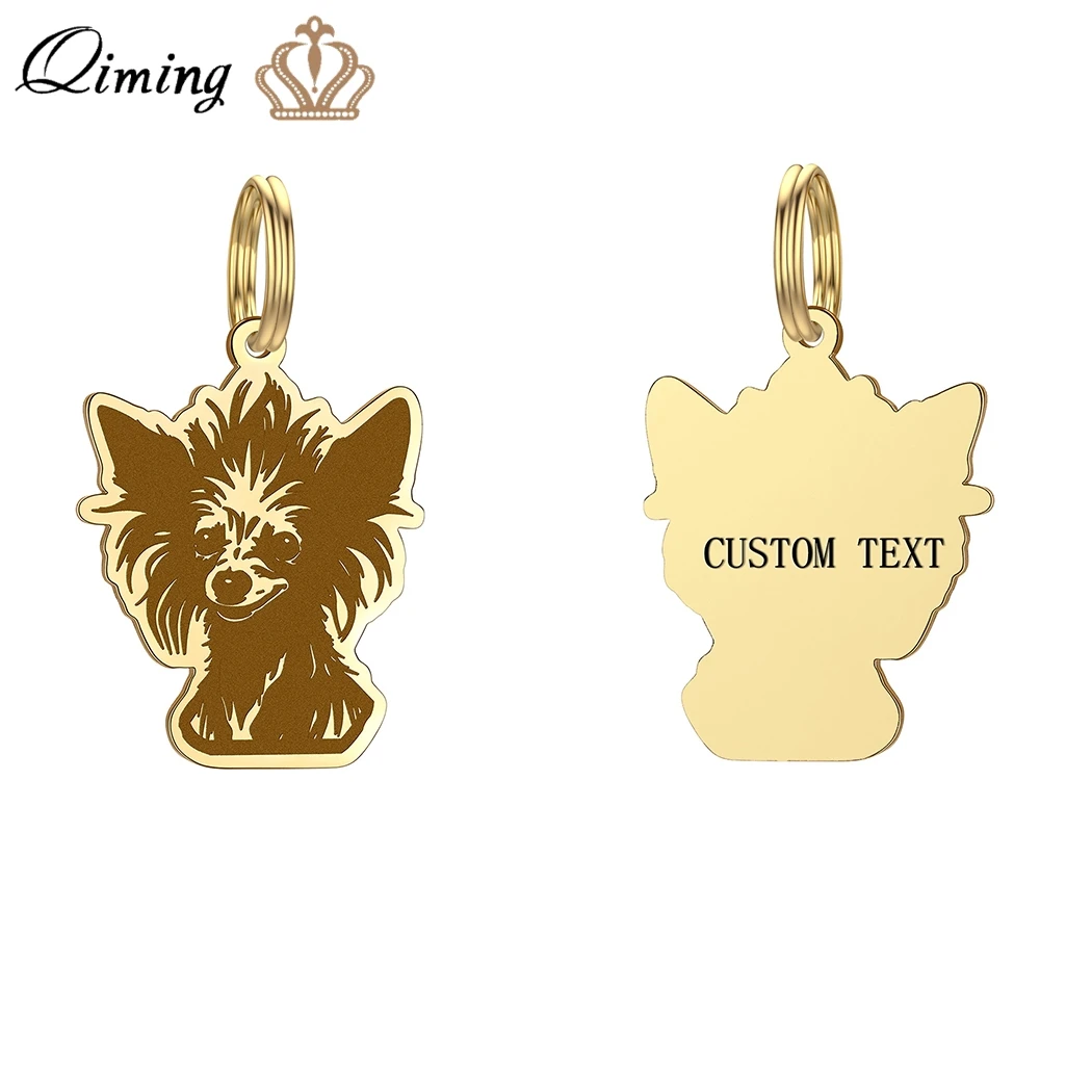 QIMING персонализированные китайские хохлатые собаки адрес флейта для с