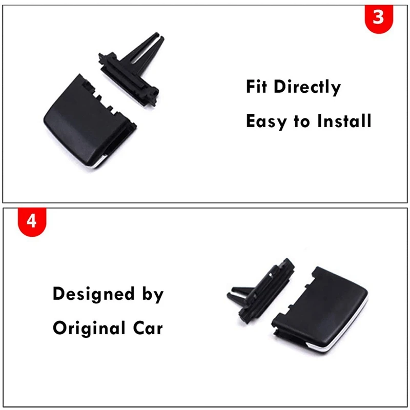 5 шт. передние левые и правые решетки вентиляции для Mercedes Benz зажимы W166 Ml Gle Class X166 Gl