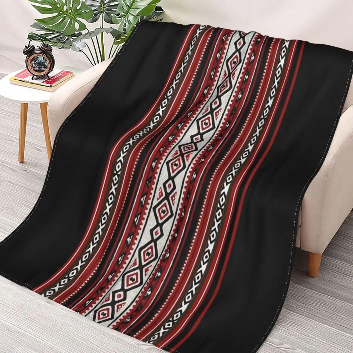 

Traditional Arabian Ornament 3D Printed Flannel Throw Blanket