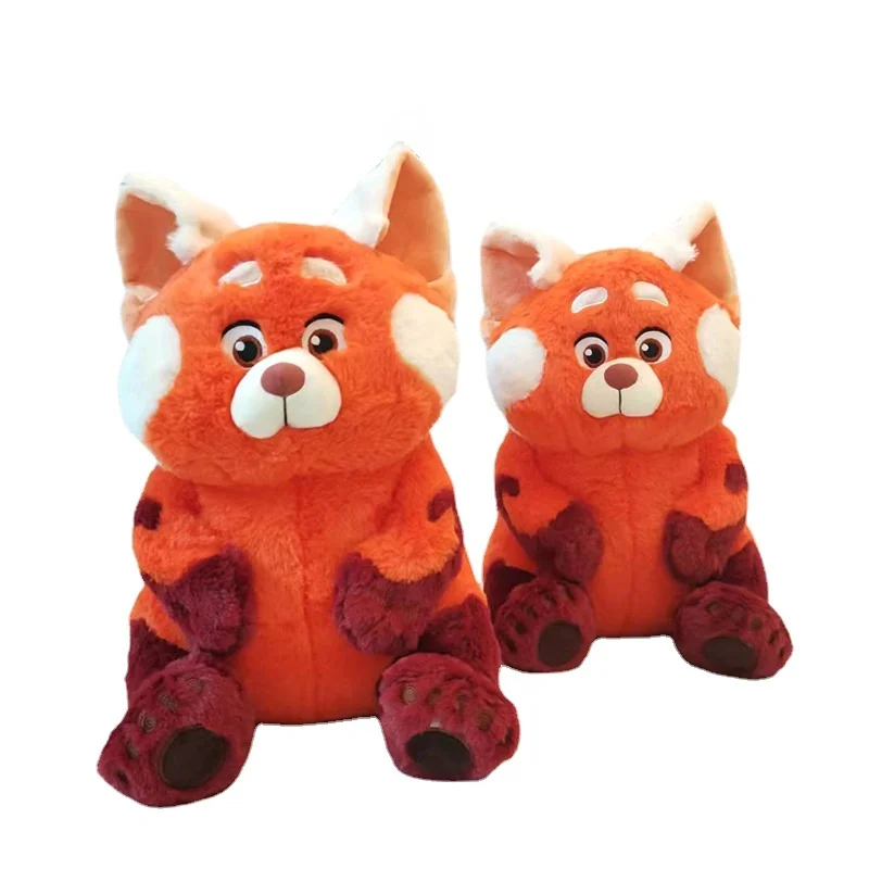 

Disney 20-45cm New Turning Red Version of Youth Deformation Doll Red Panda Children Gift Cute Room Kawaii Plush Toy Doll Raccoon