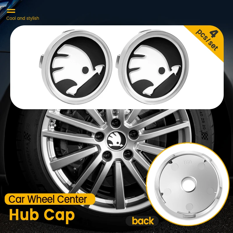 4 шт./лот 60 мм колпачки центральной крышки колеса для стайлинга автомобиля