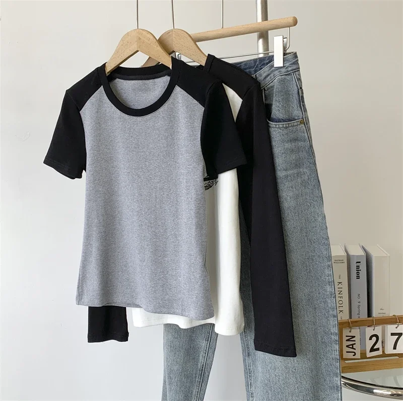 Женская футболка с коротким рукавом в американском стиле