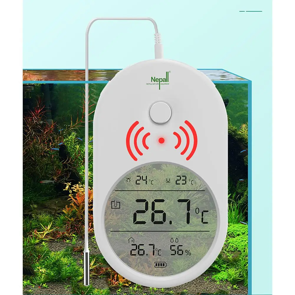 

Mini Thermometer High Precision Led Electronic Digital Display Intelligent Thermometer Fish Tank Aquarium Equipment