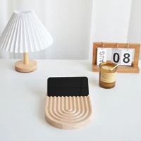 japanese style multi functional storage box chopping board beech wood aromatherapy small objects tray desktop storage tool