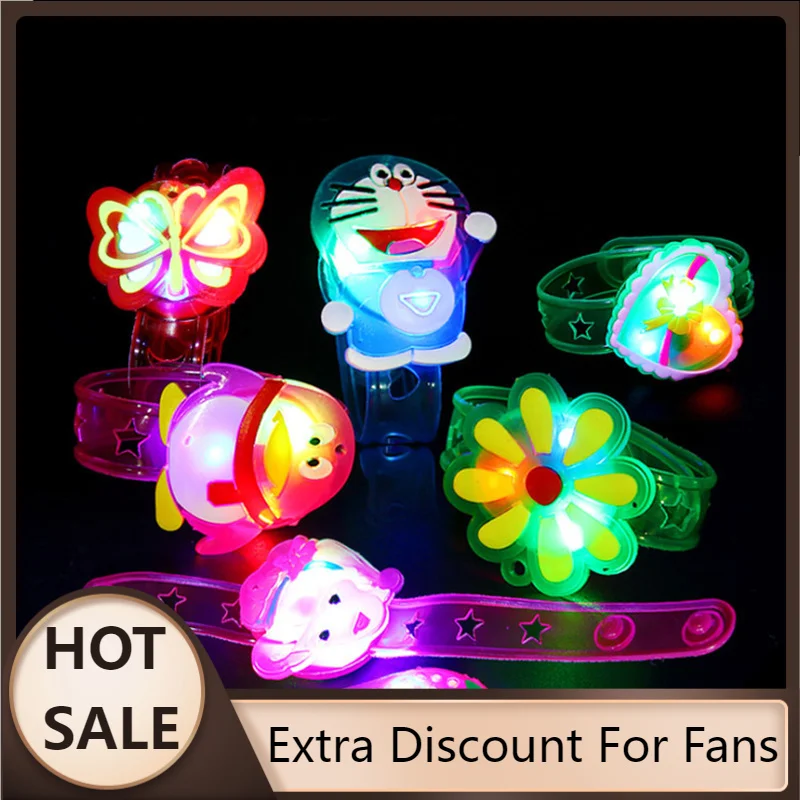 

Лидер продаж, новинка, детские часы, ремешок со светящимися светодиодными лампочками, креативный браслет, часы, светящиеся наручные игрушки...